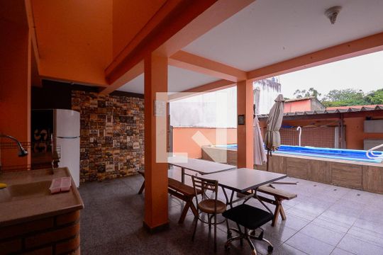 Área de Lazer - Churrasqueira/Piscina de casa à venda com 4 quartos, 352m² em Vila Natalia, São Paulo