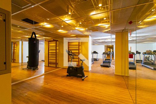Área comum - Academia de kitnet/studio para alugar com 1 quarto, 17m² em Bela Vista, São Paulo