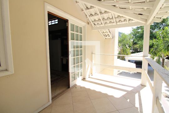 Varanda do Escritório 2º andar de casa de condomínio à venda com 5 quartos, 800m² em Anil, Rio de Janeiro