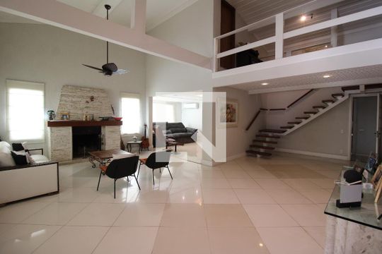 Sala de casa de condomínio à venda com 5 quartos, 800m² em Anil, Rio de Janeiro