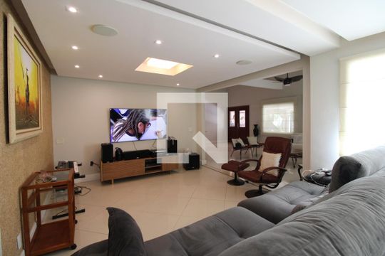 Sala de casa de condomínio à venda com 5 quartos, 800m² em Anil, Rio de Janeiro