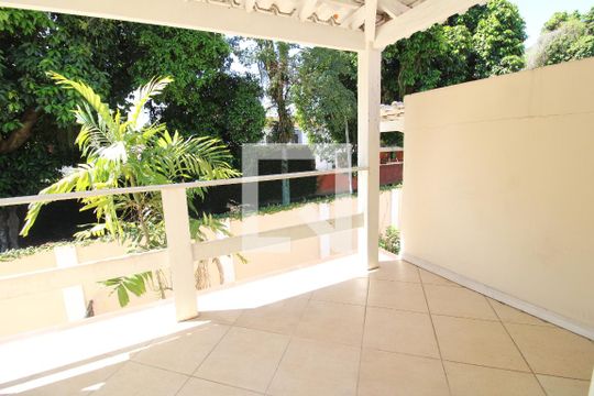 Varanda do Escritório 2º andar de casa de condomínio à venda com 5 quartos, 800m² em Anil, Rio de Janeiro