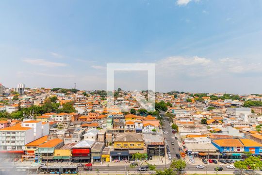 Vista da Sala de apartamento à venda com 1 quarto, 33m² em Jardim Itacolomi, São Paulo