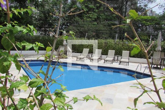 Área comum - Piscina de apartamento para alugar com 3 quartos, 102m² em Vila Andrade, São Paulo