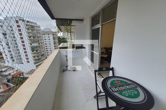 Varanda da Sala de apartamento para alugar com 2 quartos, 78m² em São Domingos, Niterói