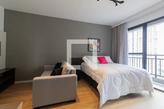 Quarto/Cozinha de apartamento à venda com 1 quarto, 26m² em Jardim Panorama, São Paulo