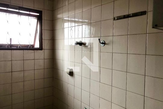 Banheiro de kitnet/studio à venda com 1 quarto, 35m² em Vila Jerusalem, São Bernardo do Campo