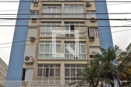 Fachada de kitnet/studio para alugar com 1 quarto, 32m² em Boqueirão, Santos