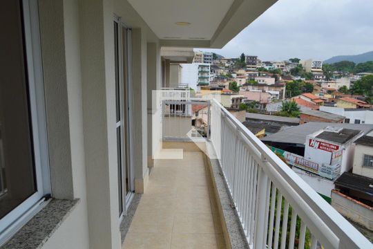 Varanda da Sala de apartamento à venda com 2 quartos, 60m² em Taquara, Rio de Janeiro