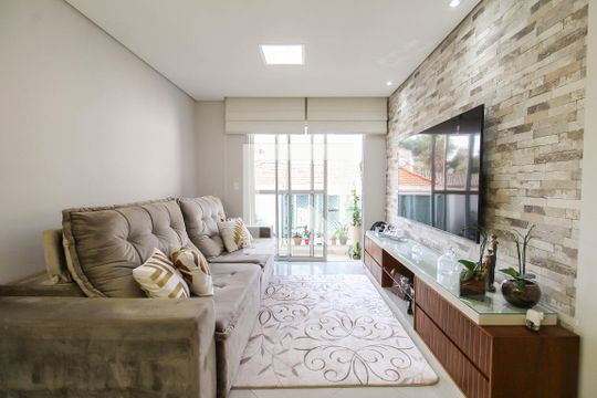 Sala de apartamento à venda com 3 quartos, 78m² em Vila Regente Feijó, São Paulo
