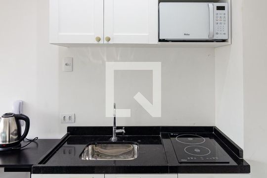 Cozinha de kitnet/studio à venda com 1 quarto, 20m² em Vila Mariana, São Paulo