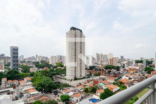 Vista da Sala de kitnet/studio para alugar com 1 quarto, 20m² em Vila Mariana, São Paulo
