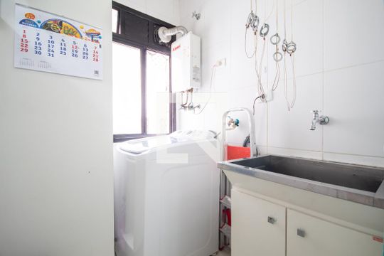 Área de Serviço de apartamento à venda com 3 quartos, 75m² em Vila São Francisco, São Paulo