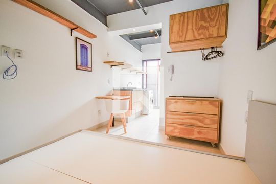 Sala/Quarto de kitnet/studio para alugar com 1 quarto, 18m² em Vila Clementino, São Paulo