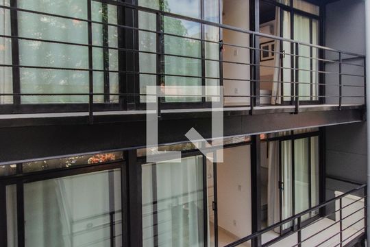 Área externa de kitnet/studio para alugar com 1 quarto, 18m² em Vila Clementino, São Paulo