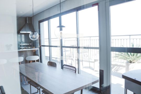 Área comum de kitnet/studio para alugar com 1 quarto, 26m² em Tucuruvi, São Paulo