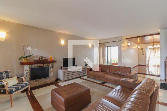Sala de casa de condomínio à venda com 5 quartos, 420m² em Portal do Paraíso I, Jundiaí
