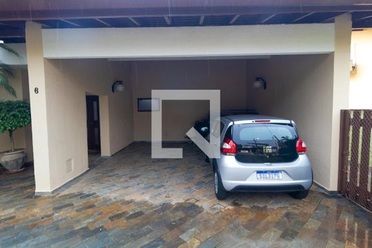 Garagem de casa de condomínio para alugar com 4 quartos, 420m² em Sítios de Recreio Gramado, Campinas