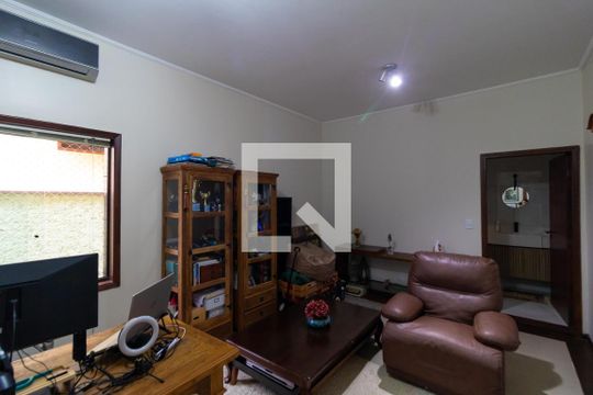 Suíte 01 de casa de condomínio para alugar com 4 quartos, 420m² em Sítios de Recreio Gramado, Campinas