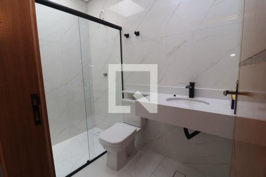Banheiro da Suíte de casa à venda com 3 quartos, 155m² em Chácara Santo Antônio (zona Leste), São Paulo