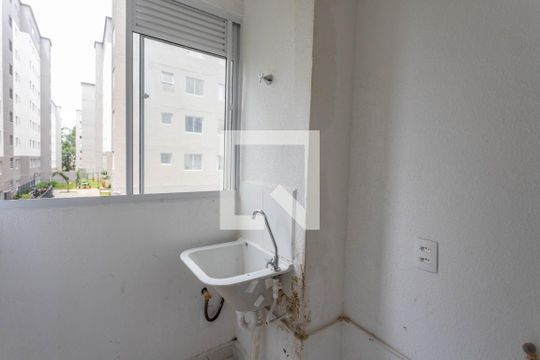 Área de serviço  de apartamento à venda com 2 quartos, 43m² em Jardim São Savério, São Paulo