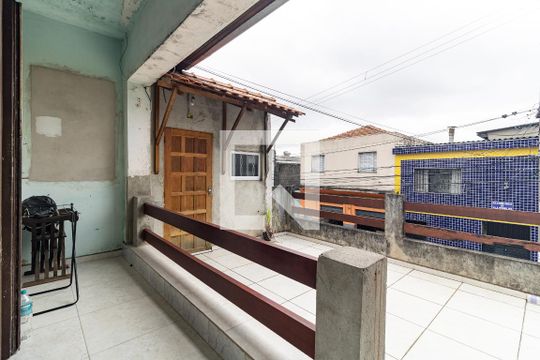 Varanda do Quarto 1 da Casa 1 de casa à venda com 6 quartos, 170m² em Vila Brasilina, São Paulo