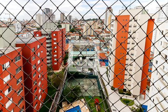 Vista da Sacada de apartamento à venda com 3 quartos, 77m² em Parada Inglesa, São Paulo
