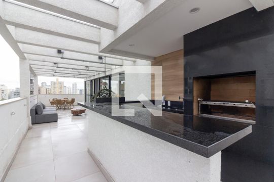 Área Comum - Churrasqueira de kitnet/studio à venda com 1 quarto, 27m² em Pinheiros, São Paulo