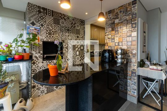 Varanda Gourmet de apartamento à venda com 3 quartos, 133m² em Vila Ester (zona Norte), São Paulo