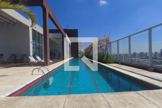 Área comum - Piscina de kitnet/studio para alugar com 1 quarto, 39m² em Vila Augusta, Guarulhos