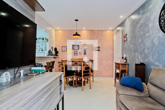 Sala de apartamento à venda com 2 quartos, 50m² em Vila Palmeiras, São Paulo