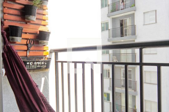 Varanda de apartamento para alugar com 2 quartos, 50m² em Vila Palmeiras, São Paulo