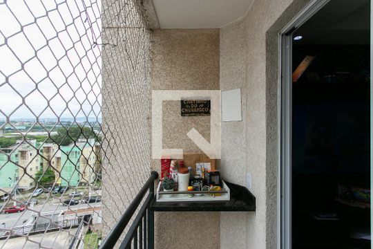 Varanda da Sala de apartamento para alugar com 2 quartos, 48m² em Jardim América da Penha, São Paulo