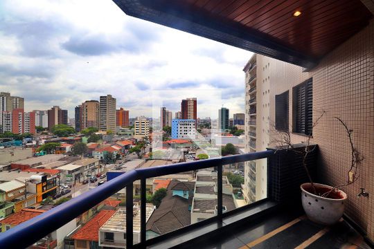 Varanda da Sala de apartamento para alugar com 4 quartos, 245m² em Jardim, Santo André
