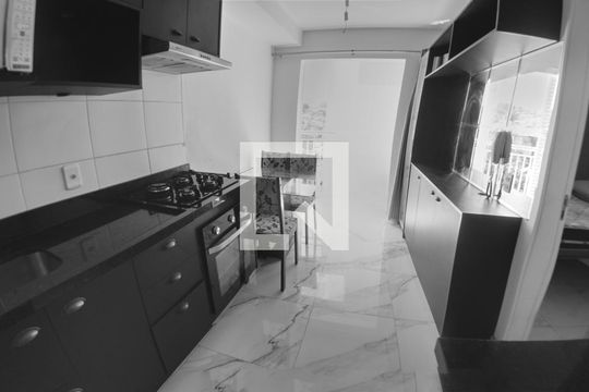 Cozinha de apartamento à venda com 1 quarto, 29m² em Ferreira, São Paulo