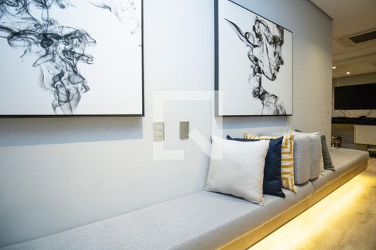 Lavanderia de kitnet/studio para alugar com 1 quarto, 27m² em Indianópolis, São Paulo