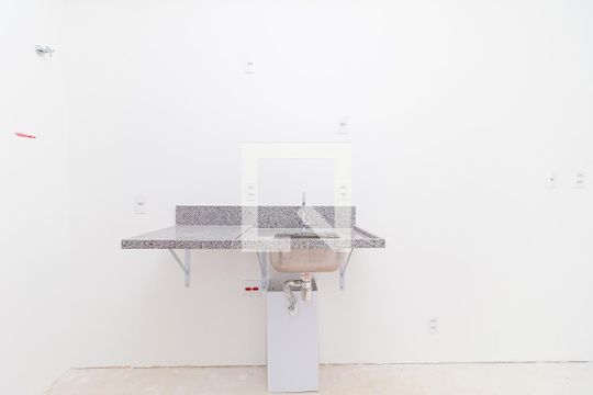 Cozinha de kitnet/studio para alugar com 1 quarto, 24m² em Consolação, São Paulo