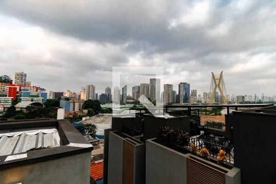 Cobertura - vista de casa de condomínio à venda com 2 quartos, 112m² em Real Parque, São Paulo