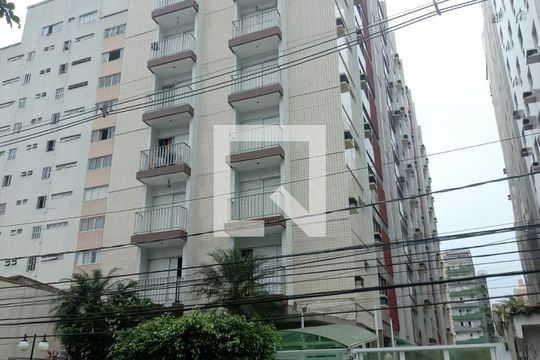 Fachada de apartamento para alugar com 1 quarto, 70m² em Itararé, São Vicente
