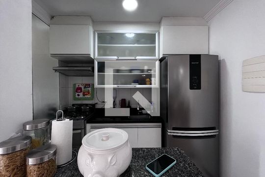 Cozinha de apartamento à venda com 2 quartos, 50m² em Vila Industrial (campinas), Campinas