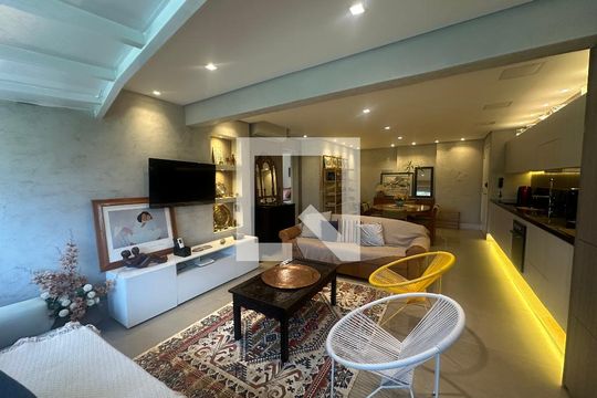 Sala de apartamento para alugar com 2 quartos, 82m² em Melville Empresarial Ii, Barueri