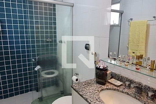 Banheiro do Quarto 1 de apartamento à venda com 3 quartos, 92m² em Recreio dos Bandeirantes, Rio de Janeiro