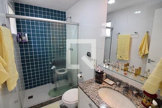 Banheiro do Quarto 1 de apartamento à venda com 3 quartos, 92m² em Recreio dos Bandeirantes, Rio de Janeiro