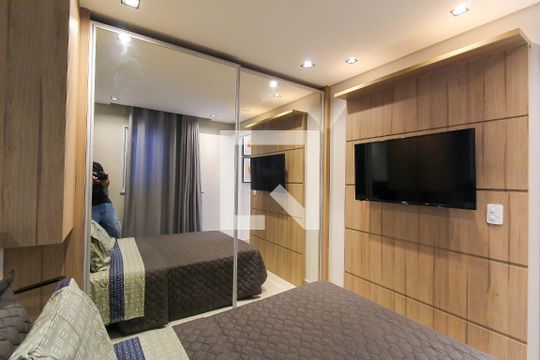 Quarto de apartamento à venda com 1 quarto, 29m² em Vila Invernada, São Paulo