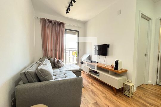 Sala de apartamento à venda com 1 quarto, 30m² em Jardim Prudência, São Paulo