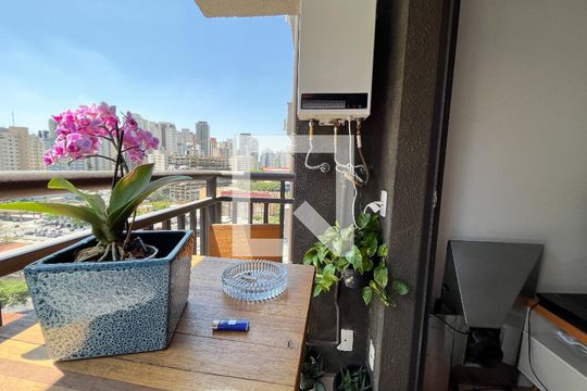 Varanda de apartamento à venda com 1 quarto, 30m² em Jardim Prudência, São Paulo