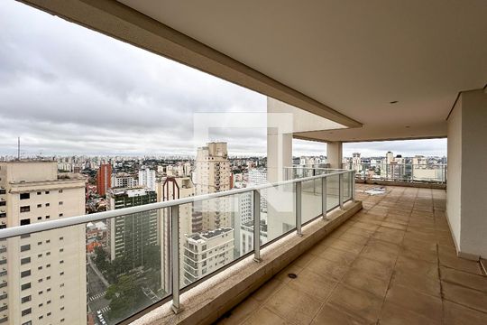 Varanda de apartamento à venda com 6 quartos, 820m² em Campo Belo, São Paulo