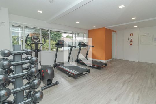 Área comum - Academia de apartamento à venda com 1 quarto, 50m² em Passo D’areia, Porto Alegre