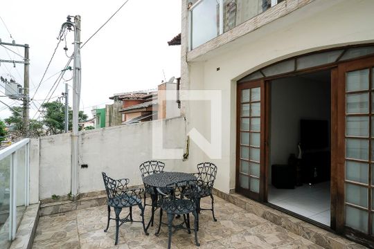 Varanda da Sala de casa à venda com 5 quartos, 380m² em Campestre, Santo André