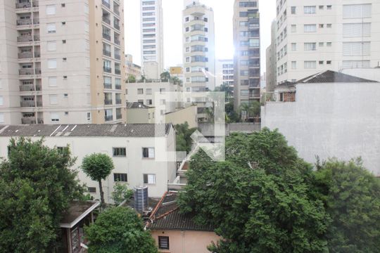 Vista da Sala  de apartamento à venda com 1 quarto, 50m² em Perdizes, São Paulo